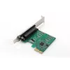Placa de expansão PCIe DIGITUS Parallel I/O, 1 porta, 1x DB25 F