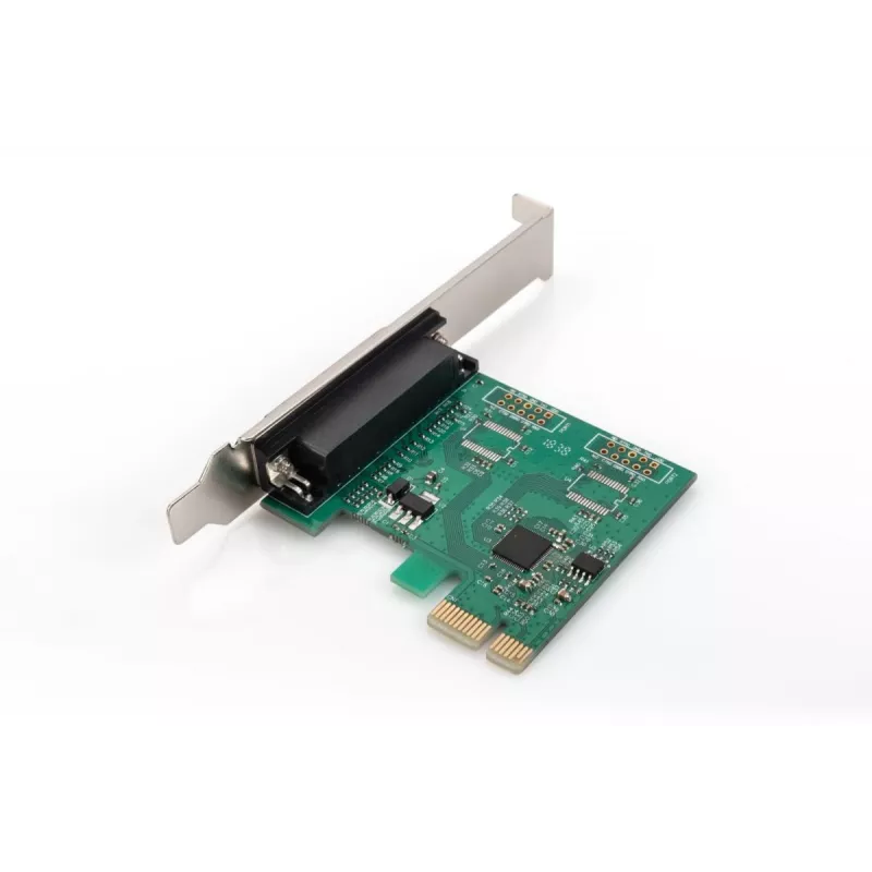 Placa de expansão PCIe DIGITUS Parallel I/O, 1 porta, 1x DB25 F