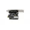 Placa de interface DIGITUS IEEE 1394b, PCIe 3 portas, 2x9 pinos externo + 1x9 pinos interno