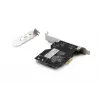 Placa de interface DIGITUS IEEE 1394b, PCIe 3 portas, 2x9 pinos externo + 1x9 pinos interno