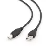 Cabo USB, Gembird 4,5 m USB 2.0 A/B M, preto, macho/macho