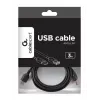 Gembird CCP-USB2-AMAF-10 cabo de extensão USB 2.0 tipo A (AM/AF), 3 m, preto