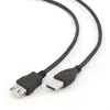 Gembird CCP-USB2-AMAF-10 cabo de extensão USB 2.0 tipo A (AM/AF), 3 m, preto