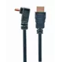 Cabo HDMI de alta velocidade com Ethernet GEMBIRD, ficha de 90 graus para cima, 3 m