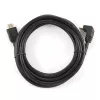 Cabo HDMI de alta velocidade com Ethernet GEMBIRD, ficha de 90 graus para cima, 3 m