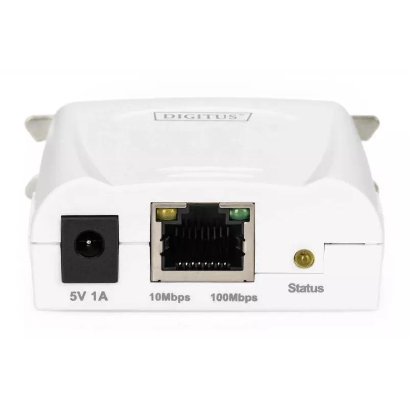 Servidor de impressão Fast Ethernet paralelo DIGITUS (dn130011)
