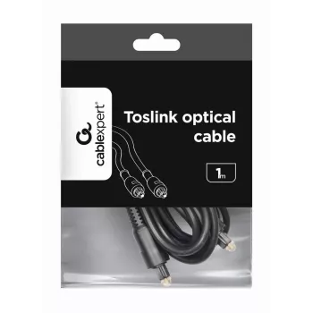 Cabo de áudio Toslink Gembird CC-OPT-1M preto 1 m