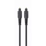 Cabo de áudio, Gembird Toslink, 2 m, preto, ficha-ficha