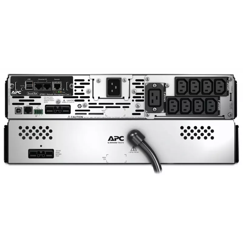 APC Smart-UPS X SMX3000RMHV2UNC - 3000VA, 8x C13, 1x saída C19, USB, autonomia expansível, NMC