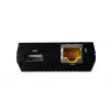 DIGITUS Servidor de rede USB multifunções, hub USB de rede de 1 porta, NAS, servidor de impressão USB 2.0, RJ45