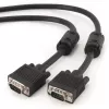 Cabo GEMBIRD Premium VGA HD15M/HD15M Duplo Blindado com 2*Núcleo de ferrite 2,0 m / Preto