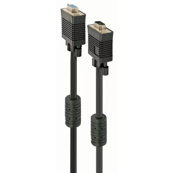 Cabo de extensão VGA GEMBIRD Premium Duplo Blindado com núcleos de ferrite, 1,8 m