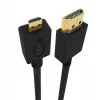 Gembird CC-HDMID-6 Cabo HDMI para Micro HDMI (Tipo D), banhado a ouro, 1,8 m, preto