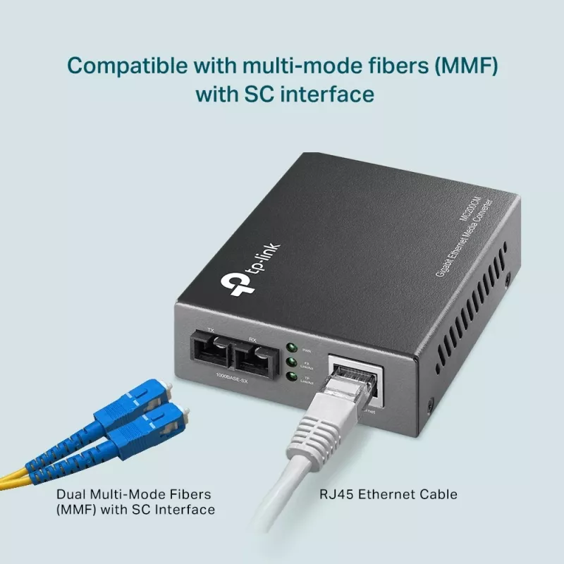 Conversor de meios Gigabit Multimodo TP-Link