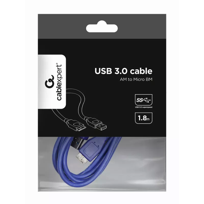 Cabo Micro-USB 3.0 GEMBIRD 2,0 m