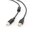 Cabo GEMBIRD de qualidade premium USB ficha A para ficha B 4,5m - preto