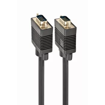 Cabo GEMBIRD Premium VGA HD15M/HD15M duplo blindado com 2 núcleos de ferrite 10m preto