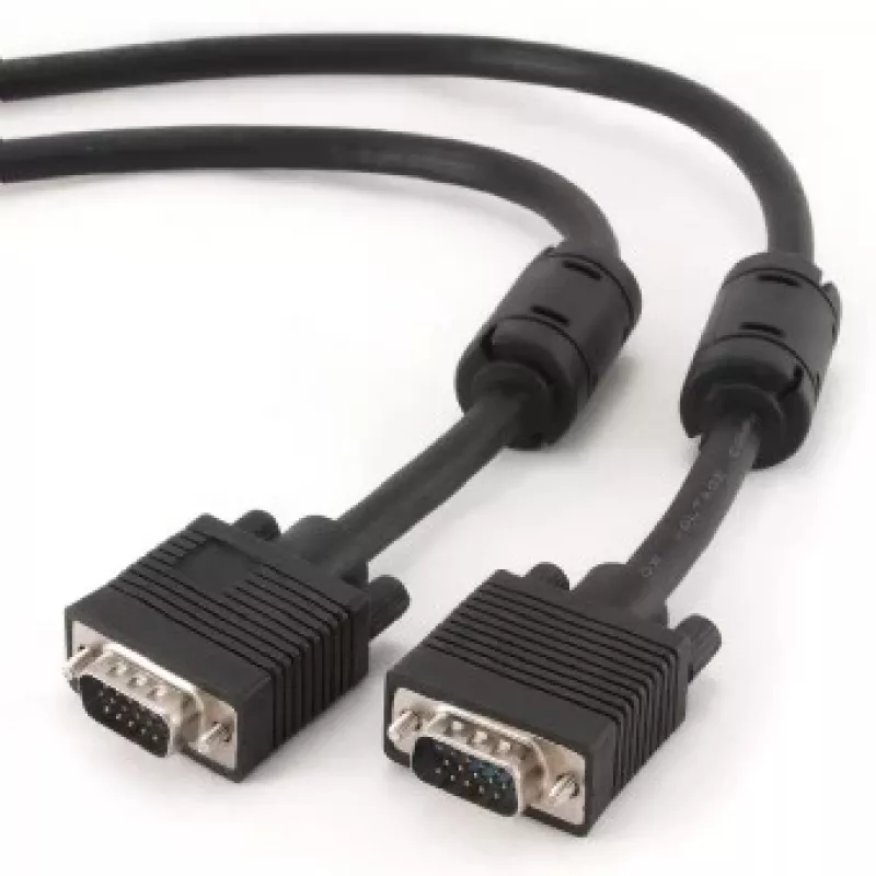 Cabo GEMBIRD Premium VGA - HD15M/HD15M - duplo blindado com 2 x núcleo de ferrite 20m - preto