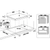 Fogão a gás de encastrar Whirlpool AKM 268/IX aço inoxidável 4 zona(s)