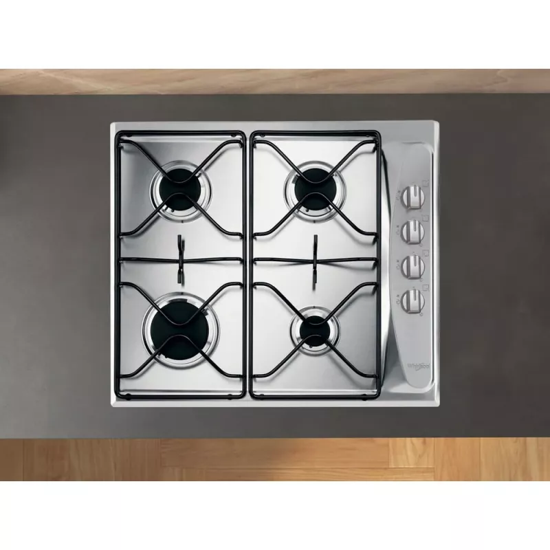 Fogão a gás de encastrar Whirlpool AKM 268/IX aço inoxidável 4 zona(s)