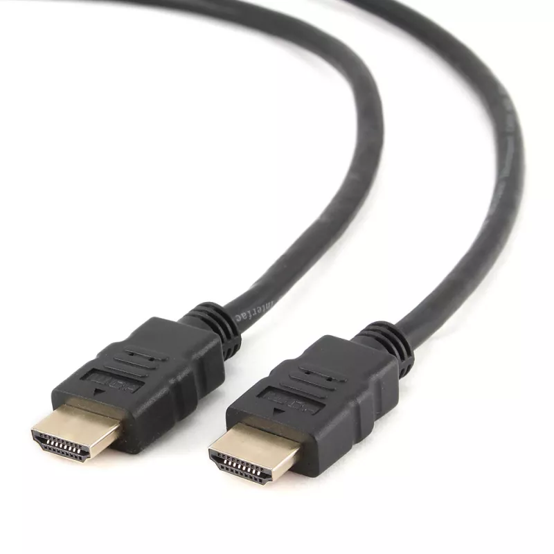 Gembird CC-HDMI4-0.5M cabo HDMI 2.0 com Ethernet, macho – macho, 4K, 0,5 m, preto, embalagem a granel