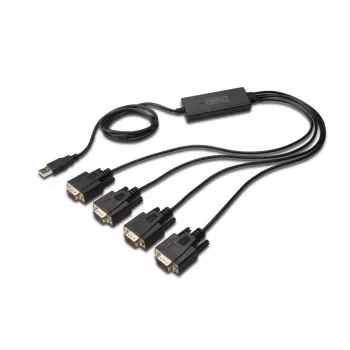 Cabo DIGITUS USB 2.0 para 4x Rs232 1.5m