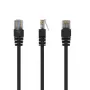 Cabo de rede GEMBIRD - Cat 5e - UTP - 25cm - Preto
