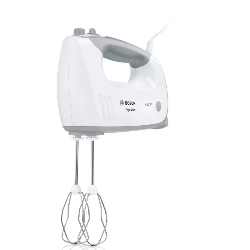 Batedeira manual Bosch MFQ36460 ErgoMixx com tigela de suporte 450 W Branco