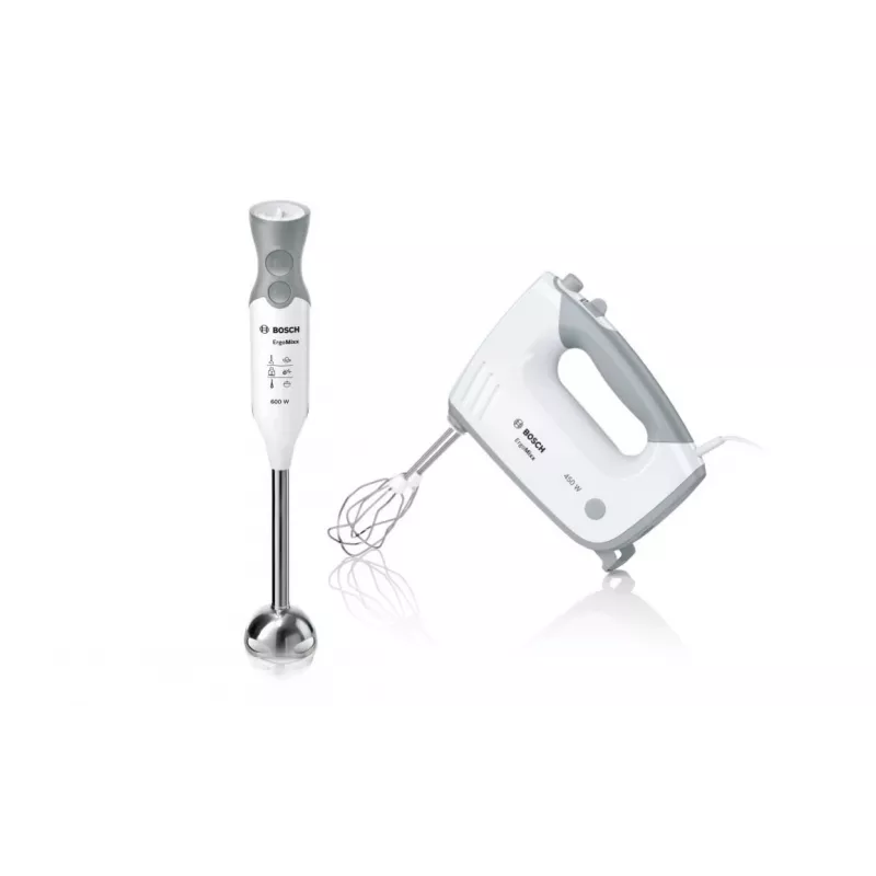 Batedeira manual Bosch MFQ36460 ErgoMixx com tigela de suporte 450 W Branco