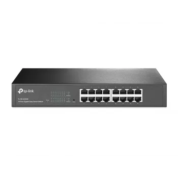 Switch de rede TP-Link 16 portas Gigabit Easy Smart, gerido, L2, Gigabit Ethernet (10/100/1000), montagem em rack, 1U