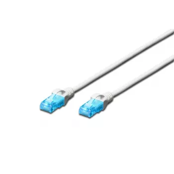 Cabo patch DIGITUS - Cat 5e - U-UTP - Snagless - 1m - branco