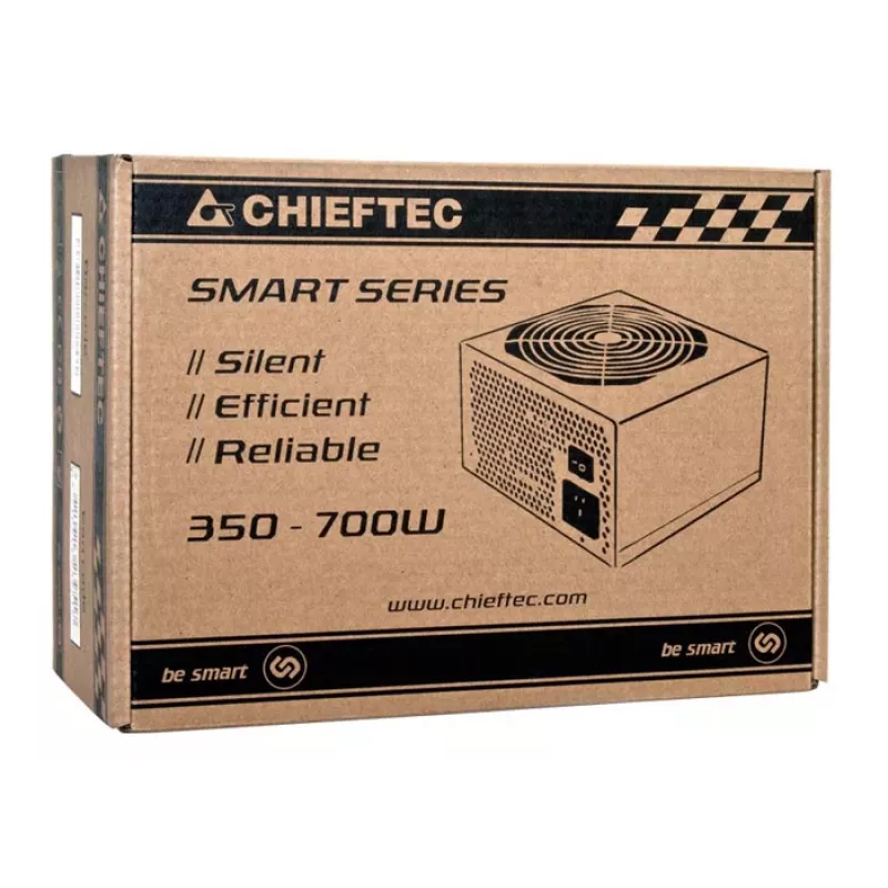 Fonte de alimentação Chieftec Smart GPS-500A8 500 W 20+4 pin ATX ATX preto