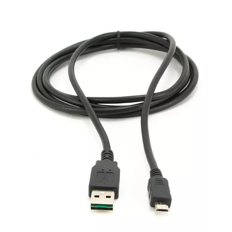 Cabo GEMBIRD USB 2.0 AM para Micro-USB bilateral, 1m - preto