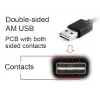 Cabo GEMBIRD USB 2.0 AM para Micro-USB bilateral, 1m - preto