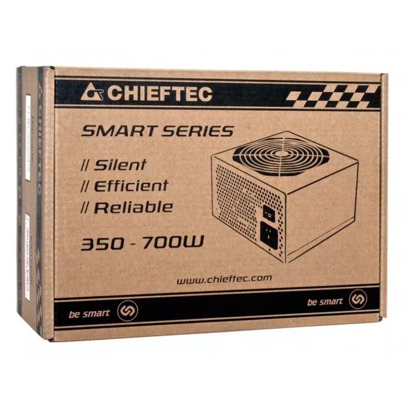 Fonte de alimentação Chieftec Smart GPS-700A8 700 W 20+4 Pin ATX PS/2 preto