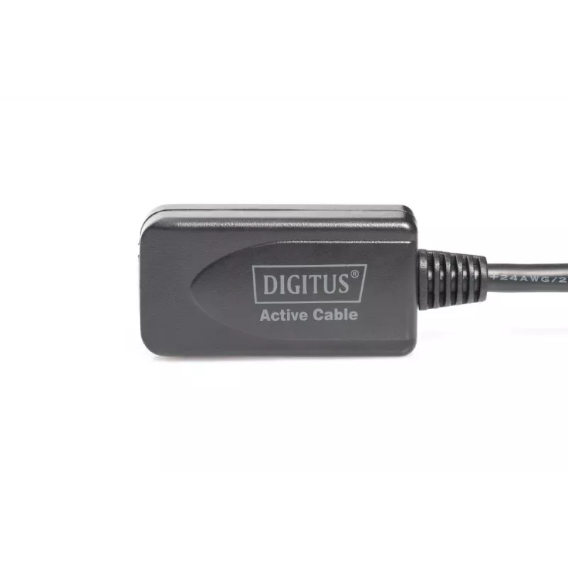 Cabo de extensão repetidor USB 2.0 DIGITUS 5 m