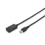 Cabo repetidor USB 3.0 DIGITUS USB A macho / A fêmea 5 m (da-73104)