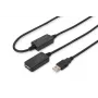 Cabo repetidor USB 2.0 DIGITUS USB A macho / A fêmea 20 m (DA-73102)