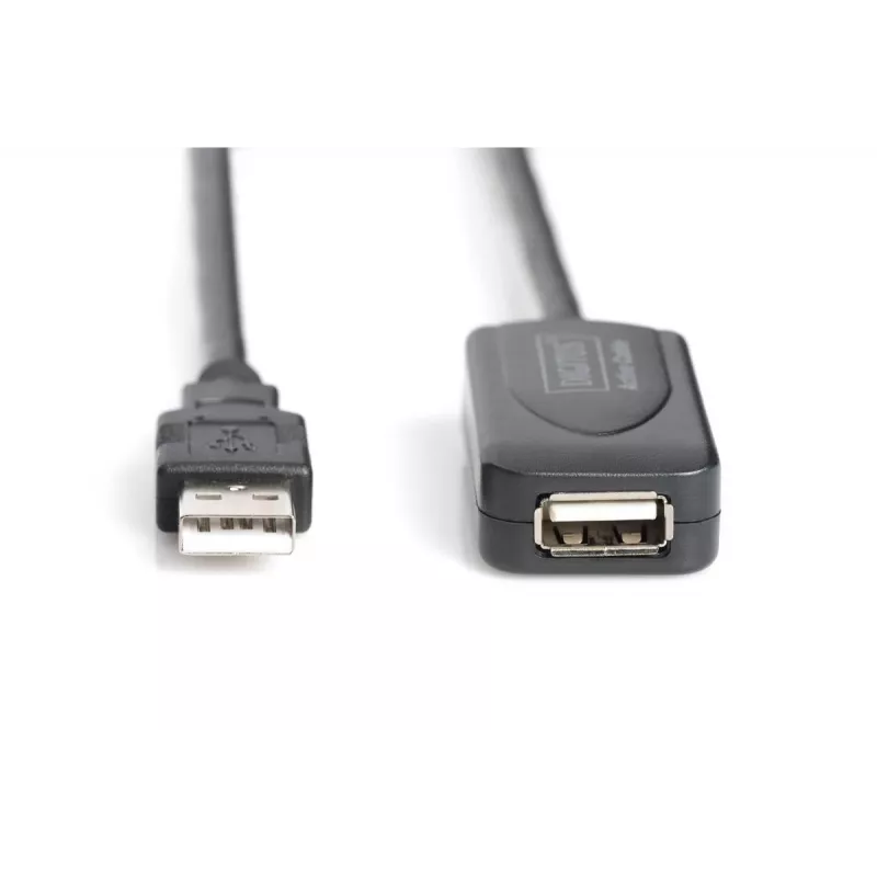 Cabo repetidor USB 2.0 DIGITUS USB A macho / A fêmea 20 m (DA-73102)