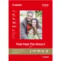 Papel fotográfico Canon PP-201 Glossy II Photo Paper Plus A3 - 20 folhas, alto brilho, 260 g/m², A3, 20 folhas, 270 µm, Canon Lucia, ChromaLife100+
