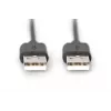 Cabo de Ligação USB A 1m DIGITUS Compatível USB 2.0