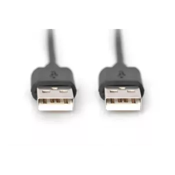 Cabo de Ligação USB A 1m DIGITUS Compatível USB 2.0