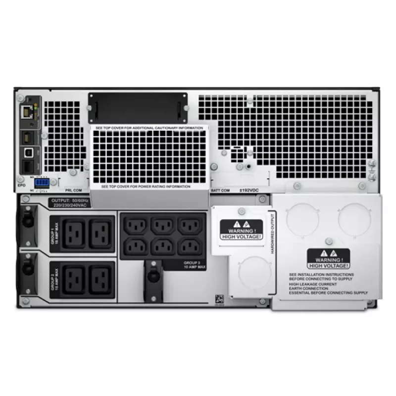 APC Smart-UPS On-Line SRT10KRMXLI - 10kW/VA, 6x C13 + 4x C19 + Saída Monofásica Hardwire, Montagem em Rack, NMC Integrado