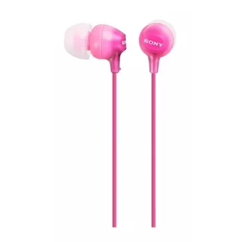 Sony MDR-EX15LP, Com Fios, 8 - 22000 Hz, Música, 3 g, Auscultadores, Rosa