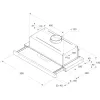 Whirlpool AKR 6390/1 IX semi-encastrada (extrátil) prateado 304 m³/h