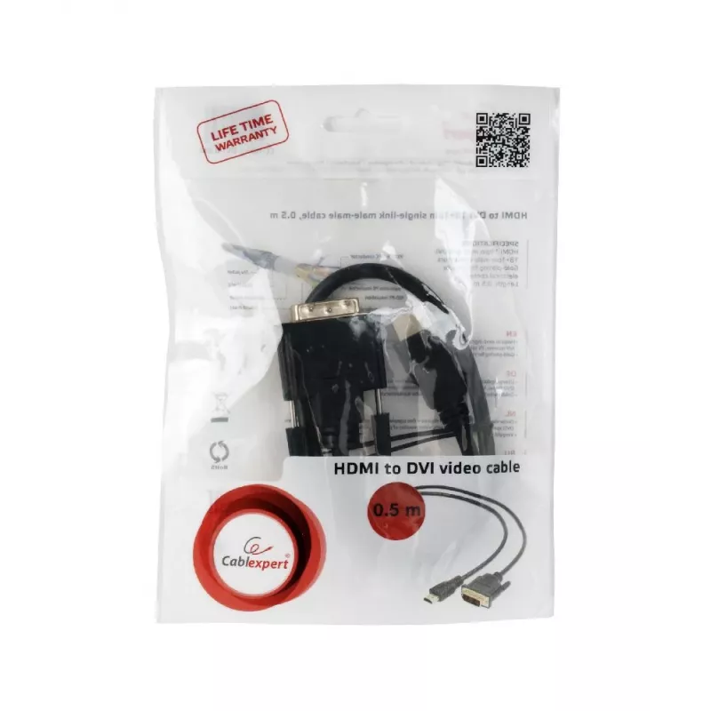 GEMBIRD cabo HDMI para DVI (Single Link) 0,5 m