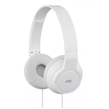 JVC HA-S180-W-E Auscultadores/Headset com fios de arco de cabeça para música brancos