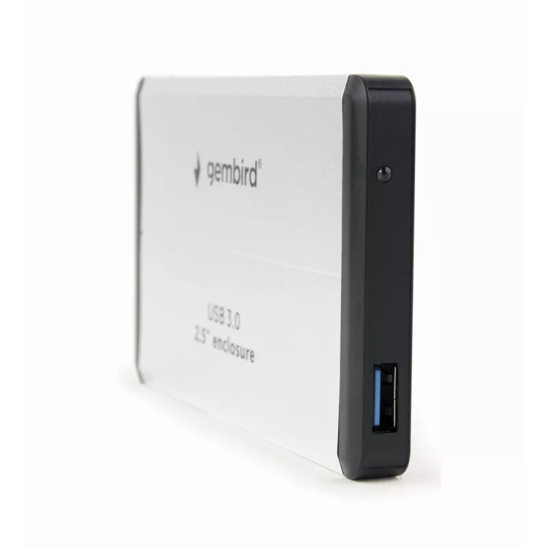 GEMBIRD Caixa USB 3.0 de 2,5 polegadas / prateada