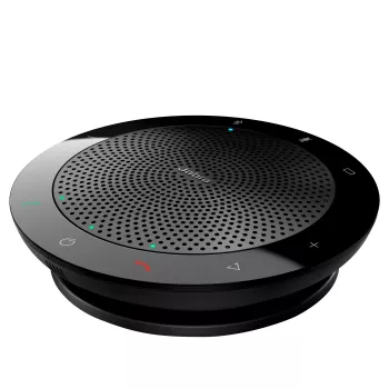 Jabra Speak 510+ MS, universal, preto, Cisco, Avaya, Siemens, omnidirecional, USB/Bluetooth, com fios e sem fios