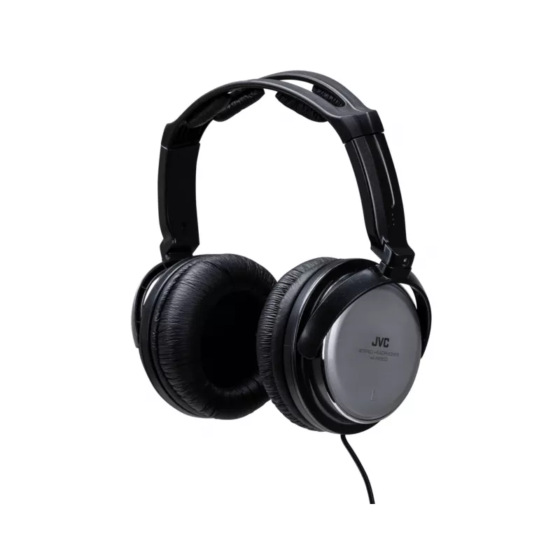 JVC HA-RX500-E Auscultadores com fios de arco de cabeça para música pretos, brancos